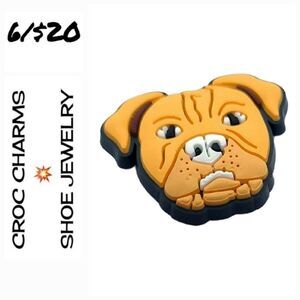 🐶 Pitbull 🌟 Croc Charms Jibbitz Shoe Jewelry ✨️Bulldog Dog Owner Animal Lover